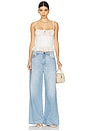 view 5 of 6 Love Machines High Waist Super Wide Leg in Cool Blue