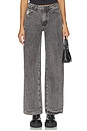 view 1 of 6 Jackson Mid Waist Wide Leg Jeans in Rocco Grey Black