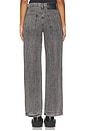 view 4 of 6 Jackson Mid Waist Wide Leg Jeans in Rocco Grey Black