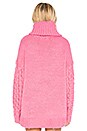 view 3 of 4 Rider Roll Neck Sweater in Pink