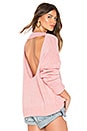 view 1 of 5 Pamela Open Back Sweater in Night Blush