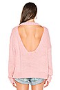 view 4 of 5 Pamela Open Back Sweater in Night Blush