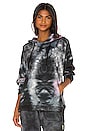 view 1 of 4 Batwing Hoodie in Tie Dye