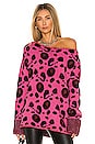 view 1 of 4 JERSEY LEOPARD in Hot Pink