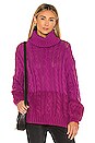 view 1 of 5 Buckingham In And Out Cotton Mix Sweater in Purple Sky