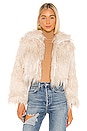 view 1 of 5 Axel Faux Fur Jacket in Cream
