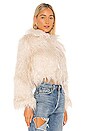 view 3 of 5 Axel Faux Fur Jacket in Cream