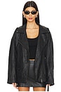 view 1 of 5 CHAQUETA BOYFRIEND BIKER in Black