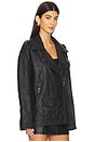 view 3 of 5 CHAQUETA BOYFRIEND BIKER in Black