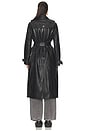 view 4 of 4 Supermodel Leather Trench in Black