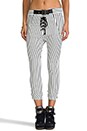 view 1 of 7 Babylon Jagger Pant in White/Black in White & Black
