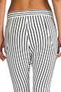 view 6 of 7 Babylon Jagger Pant in White/Black in White & Black