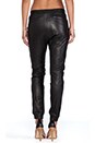 view 3 of 3 Leather trackies in Black
