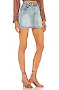 view 2 of 4 2020 Mini High Waist Denim Skirt in Hendrix in Hendrixe