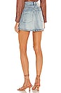 view 3 of 4 2020 Mini High Waist Denim Skirt in Hendrix in Hendrixe