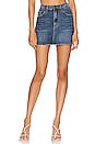 view 1 of 4 2020 Mini High Waist Denim Skirt in Rodeo Blue