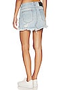view 3 of 4 Junkyard Low Waist Denim Skirt in Ocean