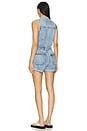 view 3 of 3 Lilly Denim Romper in Salty Dog