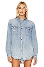 view 2 of 5 Classic Everyday Denim Shirt in Pacifica