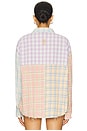 view 4 of 6 Patchwork Cotton Check Shirt in Multi