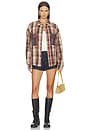 view 5 of 6 CAMISA PRAIRIE DARIA in Sand Check