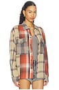 view 2 of 5 CHEMISE EN FLANELLE ESSENTIAL in Natural Check
