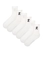 view 2 of 2 Logo 3 Pack Sock in White