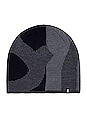 view 1 of 2 Explorer Merino Beanie in Rock & Black