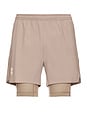view 6 of 5 Train 2-In-1 Shorts in Clay