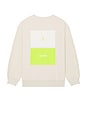 view 1 of 4 Club Crew Graphic Sweatshirt in Silver