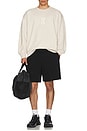 view 4 of 4 Club Crew Graphic Sweatshirt in Silver
