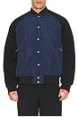 view 2 of 6 Courtside Bomber in Inkwell & Black