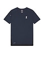 view 4 of 4 PERFORMANCE 티셔츠 in Navy & Black