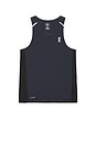 view 4 of 4 PERFORMANCE 탱크탑 in Navy & Black