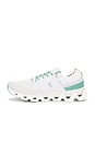 view 5 of 6 Cloudswift 3 Sneaker in White & Green