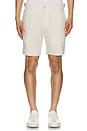 view 4 of 5 Linen Fixed Waist Shorts in Stone