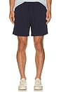 view 3 of 4 Slub Terry Shorts in Deep Navy