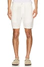view 1 of 4 Linen Fixed Waist Short in White