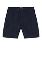 view 4 of 4 Air Linen Pull-On Cargo Short in Deep Navy