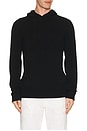 view 3 of 4 100% Cashmere Hoodie in Black