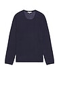 view 1 of 4 Kevin Crewneck Linen Sweater in Deep Navy