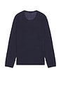 view 2 of 4 Kevin Crewneck Linen Sweater in Deep Navy