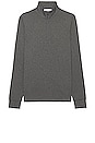 view 1 of 3 Everyday Half Zip Sweater in Dark Heather Grey