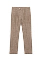 view 5 of 5 PANTALONES PLISADOS LINEN in Medium Brown