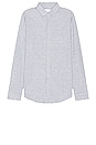 view 1 of 3 Stretch Linen Shirt in Steel Chambray