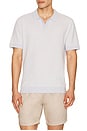 view 1 of 4 Textured Johnny Polo in Sky White