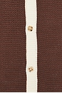 view 5 of 5 CAMISA ABOTONADA in Espresso & Egret