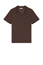 view 4 of 4 Extra Fine Merino Wool Johnny Polo in Espresso