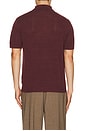 view 2 of 4 Silk Linen Johnny Polo in Port Wine