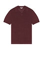 view 4 of 4 Silk Linen Johnny Polo in Port Wine